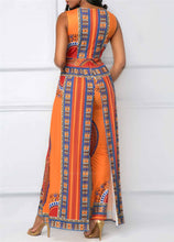 Load image into Gallery viewer, Dashiki Print Ankara Jumpsuit Plus Size Ethnic Sleeveless African Dresses for Women