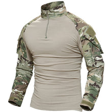 Load image into Gallery viewer, Men Camouflage Tactical T-shirts Cotton Military Paintball Hunt Clothing Men