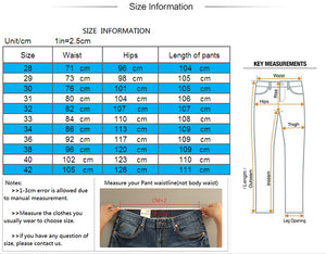 Men's Classic Fashions Denim Biker Pant Slim Fit Baggy Straight Trousers Designer Ripped Jeans