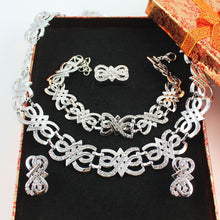Load image into Gallery viewer, Party jewelry sets necklace earring bracelet ring sets African beads jewelry sets