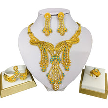 Load image into Gallery viewer, Jewelry Big Necklace Classic Water Drop Shape Bracelet Earrings Ring for Women