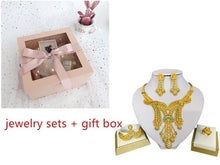 Load image into Gallery viewer, Jewelry Big Necklace Classic Water Drop Shape Bracelet Earrings Ring for Women