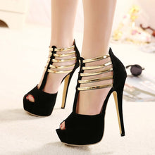 Load image into Gallery viewer, Sexy High Heels Women Shoes Platform Peep Toe High Heel Shoes