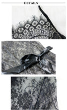 Load image into Gallery viewer, XXL Plus Size Sleepshirts Lingerie Dress Lace Women Sleepwear Nightgown Sexy See Though Womens Clothing Black homewear