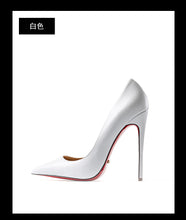 Load image into Gallery viewer, High Quality Sexy Women Pumps Pointed Toe shoes Thin High Heels Wedding Red Bottom Stilettos Party Formal Office Lady Dress Shoe