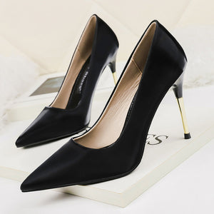 Hand Made Pointed Toe Luxury Pumps Formal Party Wedding Nude Green Shoes