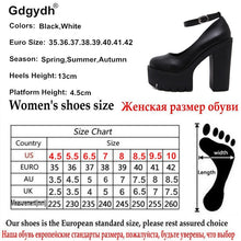 Load image into Gallery viewer, Women&#39;s High-heeled shoes sexy thick heels platform pumps