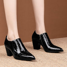 Load image into Gallery viewer, Women Spring Party Office Work Shoes Zipper Formal Pointed Toe Dress Fashion Pumps