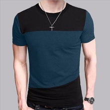 Load image into Gallery viewer, Men T Shirt Slim Fit Crew Neck Short Sleeve Casual Tee