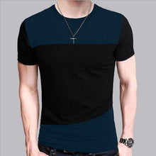 Load image into Gallery viewer, Men T Shirt Slim Fit Crew Neck Short Sleeve Casual Tee