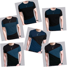 Load image into Gallery viewer, Men T Shirt Slim Fit Crew Neck Short Sleeve Casual Tee