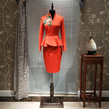 Load image into Gallery viewer, Professional Skirt Suits Uniform Embroidered Two-piece Set Blazer &amp; Suits High End Luxury Office Lady Clothes