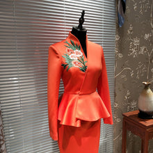 Load image into Gallery viewer, Professional Skirt Suits Uniform Embroidered Two-piece Set Blazer &amp; Suits High End Luxury Office Lady Clothes