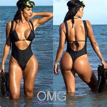 Load image into Gallery viewer, Tie Dyed Triangle Bikini Thong Swimming  Wear Beautiful African Style