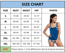 Load image into Gallery viewer, Two Piece Push Up Print High Waist Bikini Set