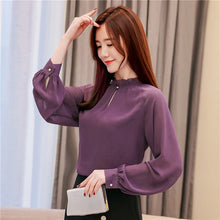 Load image into Gallery viewer, fashion woman blouses 2019 spring long sleeve women shirts office work wear women blouse shirt female blusas femininas 1854 50