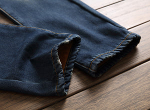 Denim Designer Hole Jeans High Quality Ripped for Men Big and Tall Street wear