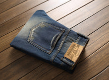 Load image into Gallery viewer, Denim Designer Hole Jeans High Quality Ripped for Men Big and Tall Street wear