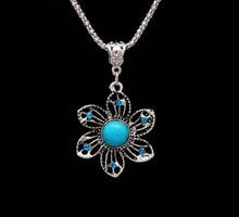 Load image into Gallery viewer, Bohemian Flower Jewelry Sets for Women Fashion Crystal Necklace Earrings Party African Jewelry Sets