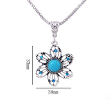 Load image into Gallery viewer, Bohemian Flower Jewelry Sets for Women Fashion Crystal Necklace Earrings Party African Jewelry Sets