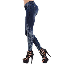 Load image into Gallery viewer, Sexy High Waist Casual Stretch Denim Pencil Pants Elastic Skinny Jeans with Pearls