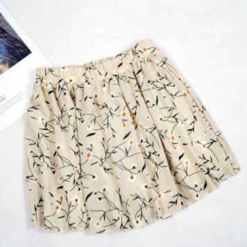 loose boho floral casual women chiffon shorts plus size polka dot shorts Summer M30270