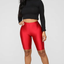 Load image into Gallery viewer, Women Stretch Biker Bike Shorts Workout Spandex Leggins Knee Length Short