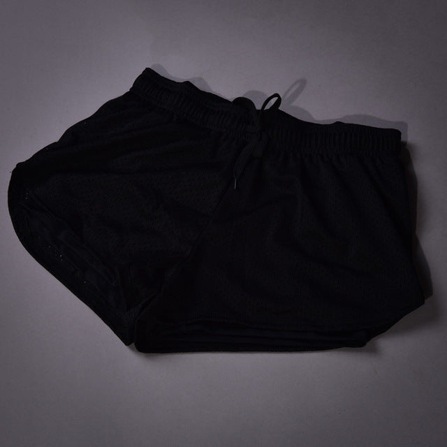 Summer Double Layer Shorts Women Skinny Fitness Shorts Women Elastic Casual Shorts Female Joggings pantalones cortos mujer