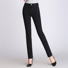 Load image into Gallery viewer, High Quality Black Women High Waist Elastic Skinny Jeans