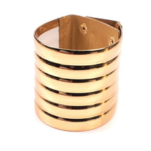 Load image into Gallery viewer, Oversized African Jewelry Set Women Vintage Leather Necklaces Bracelets Statement Jewelry Set Adjustable Choker Bangle