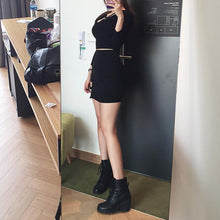 Load image into Gallery viewer, Black Hip Skirts Irregular Micro Mini Skirt Mini Skirt Summer Fashion High Waist