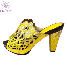 Load image into Gallery viewer, Designer High Heel Shoes Decorated with Rhinestone For Women