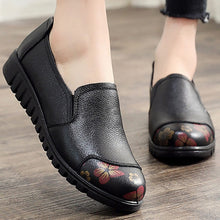 Load image into Gallery viewer, Women&#39;s Shoes Made of Genuine leather Slip-on Flat Damping Non-slip