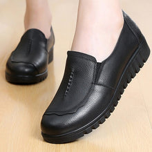 Load image into Gallery viewer, Women&#39;s Shoes Made of Genuine leather Slip-on Flat Damping Non-slip