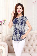 Load image into Gallery viewer, Women Summer Tops Short T Shirt Silk