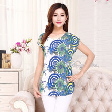 Load image into Gallery viewer, Women Summer Tops Short T Shirt Silk