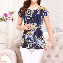 Load image into Gallery viewer, Women Summer Tops Short T Shirt Silk
