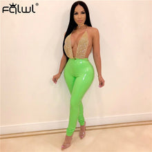 Load image into Gallery viewer, Faux Pu Leather Pants Women Bottoms  Push Up High Waist Skinny Pants Pencil Black Sexy Pants