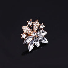 Load image into Gallery viewer, Women's Wedding Bracelet Necklace Dubai Gold Jewelry Set Clear Crystal Ring Earrings