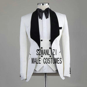 Men Suits For Wedding Floral Tuxedo 2020 Latest Coat Pant Designs 3 Pieces Slim Fit Groom Suit Groomsmen Party Wedding Suits