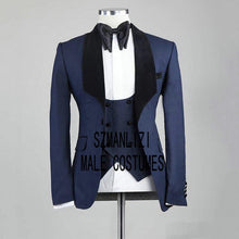 Load image into Gallery viewer, Men Suits For Wedding Floral Tuxedo 2020 Latest Coat Pant Designs 3 Pieces Slim Fit Groom Suit Groomsmen Party Wedding Suits