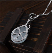 Load image into Gallery viewer, Water Drop Pendant Necklaces Earrings Set  Silver Wedding Engagement Jewelry Sets for Women