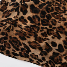 Load image into Gallery viewer, Glamaker Leopard print sexy maxi bodycon dress Women summer chiffon beach sundress Elegant vintage female club long party dress