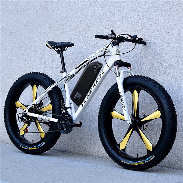 26inch snow electric mountain bicycle 48V lithium battery 1000w motor fat ebike 4.0 tires  high speed brushless electric bike