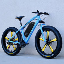 Load image into Gallery viewer, 26inch snow electric mountain bicycle 48V lithium battery 1000w motor fat ebike 4.0 tires  high speed brushless electric bike