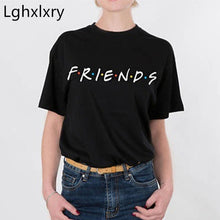 Load image into Gallery viewer, New FRIENDS Letter Harajuku T Shirt Women tshirt Casual Funny Femal T Shirts For Lady Top Tee Hipster Fashion Woman Clothing