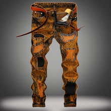 Load image into Gallery viewer, High Quality Men Jeans  Straight Casual Denim Vintage Jeans