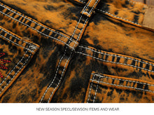 Load image into Gallery viewer, High Quality Men Jeans  Straight Casual Denim Vintage Jeans