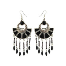 Load image into Gallery viewer, Multicolor Statement Choker Resin Bead Maasai Necklace Earrings Nigeria Egyptian Boho Zulu Ethnic Tribal Jewelry Sets