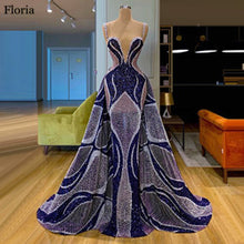 Load image into Gallery viewer, Celebrity Dress Mermaid Caftan Couture Evening Dress вечернее платье Muslim Prom Gowns Party vestidos